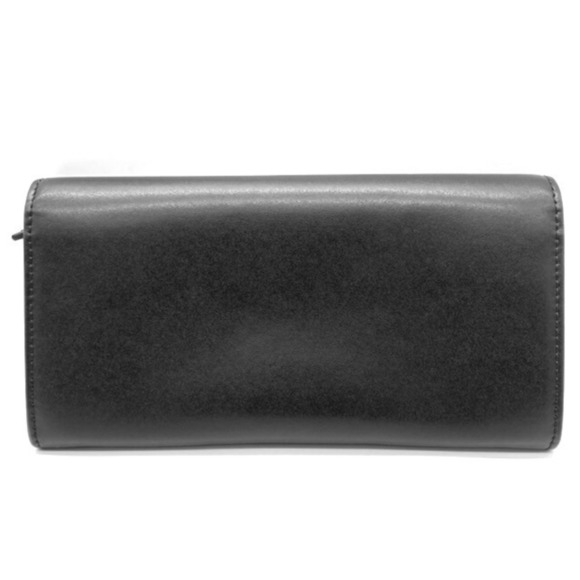 FENDI Fendi long wallet black gold metal fittings 8M0251 studs hook logo cont... - Picture 2 of 8